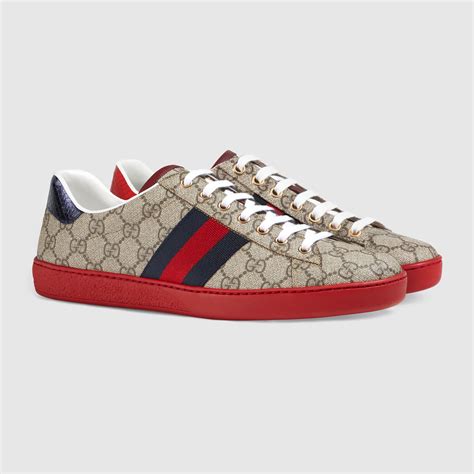 black gucci ace 2017|gucci gg supreme sneakers.